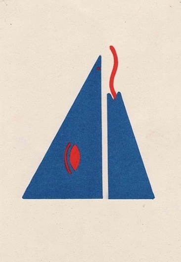 Penny Klein #risograph #man #mountain