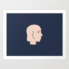 lady lady Art Print
