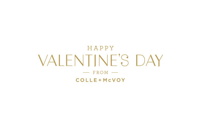 C+M valentine's day - Graphic Design portfolio of Marina Groh #valentines #emboss #direct #painted #print #letterpress #sweet #chocolate #craft #paint #mail #day #gold #mailer #love #typography
