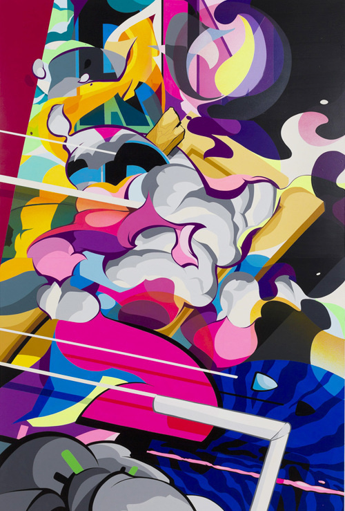 Pose P.2 - F C H I C H K 'L #pose #graffiti #painting #mixed #media