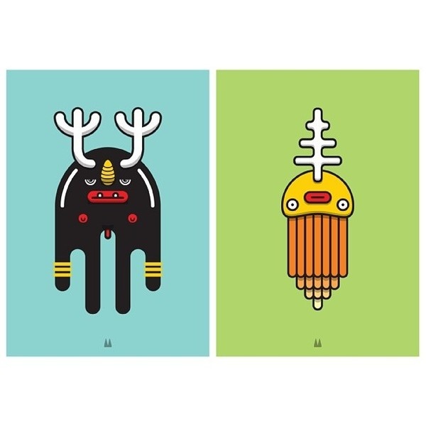 Monster Totem vol:3 #monster #illustration #vector