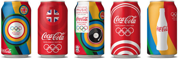 Coca Cola London OlympicsÂ 2012 The Dieline #packaging #illustration
