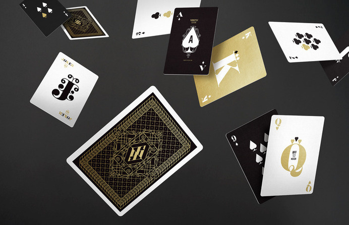 Two limited-edition decks of playing cards inspired by the magical and surreal world of Alice in Wonderland. #alice #playing #on #art #deco #wonderland #cards