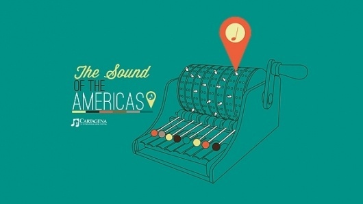 el sonido de las americas on the Behance Network #type #twitter #vector #advertising