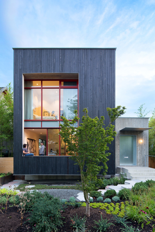 A Wild Garden Leaps Off the Walls of This Backyard Build