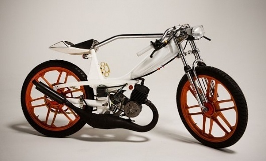 1978 Motobecane: Mean Custom Moped #design
