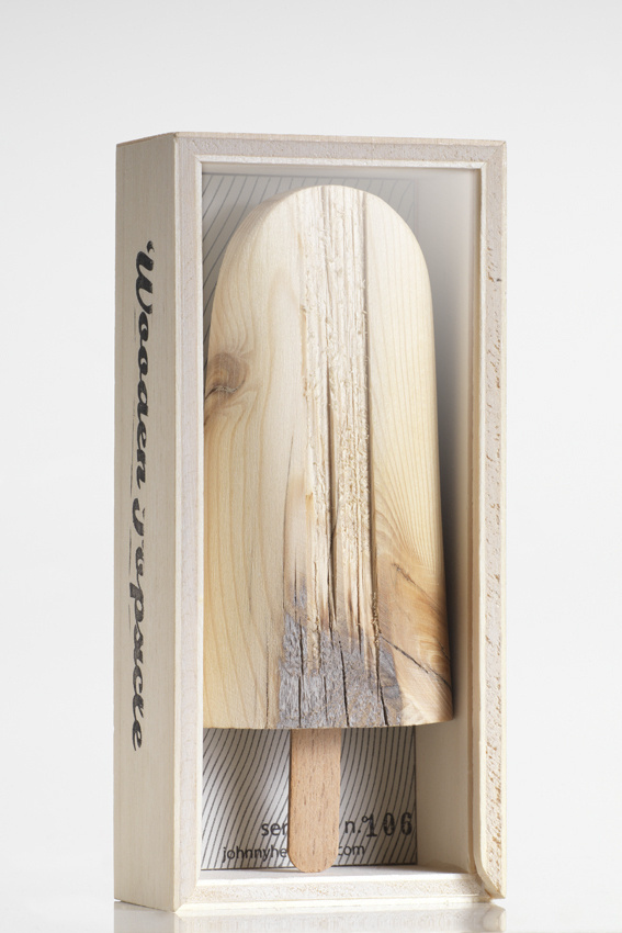 CJWHO ™ (WOODEN POPSICLE by Johnny...) #crafts #design #wood #popsicle #art #clever