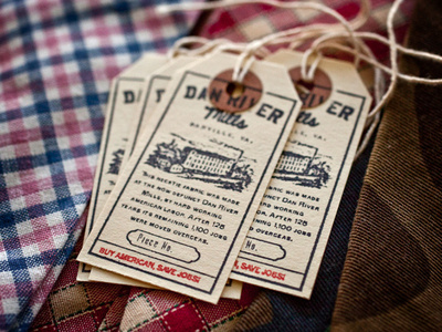 Tie Hand Tag #vintage #label #hangtag
