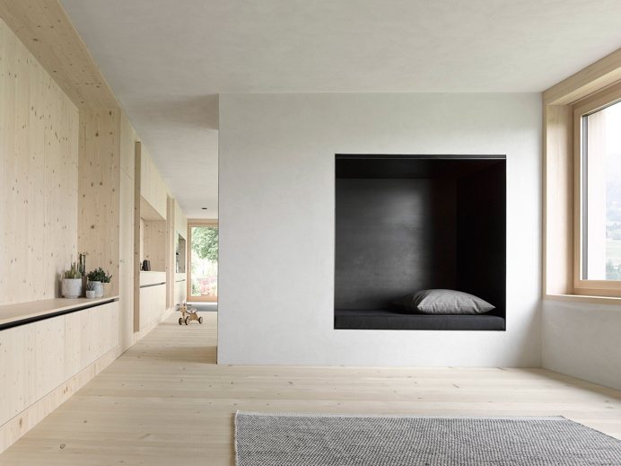 innauer matt interior exterior architecture modern wood house beautiful minimal design inspiration www.mindsparklemag.com