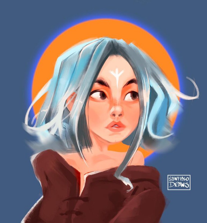 Helga by santiagodraws