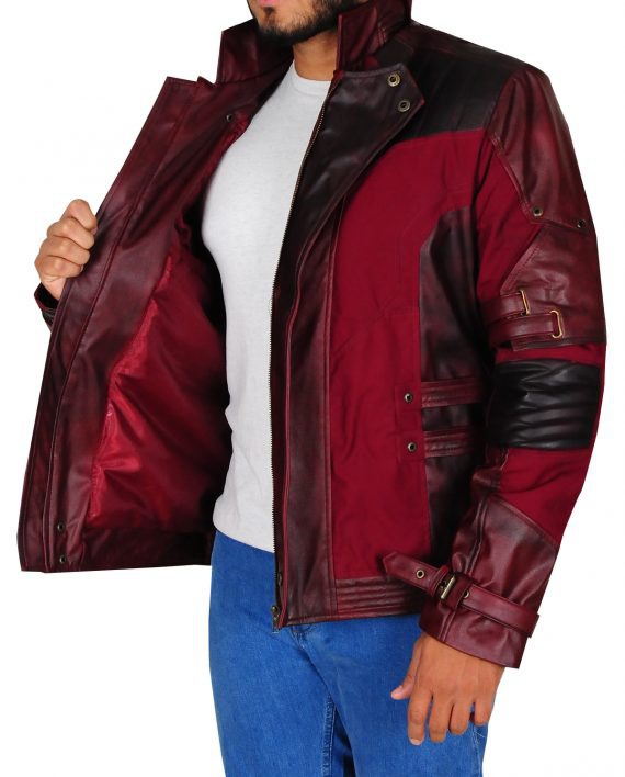 Star Lord Cosplay Leather Jacket (5)
