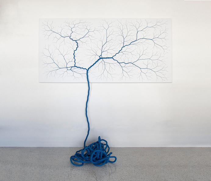 Mello + Landini Untwisted Rope Sculptures