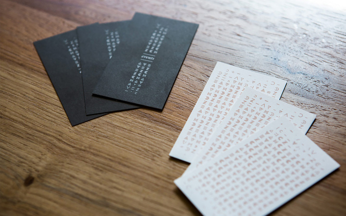 Business cards designed by FÃ¶da for Austin based Mexican restaurant Chavez. #chavez #fã¶da #identity #restaurant