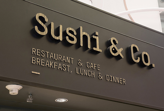 Sushi & Co. by Bond #logo #sign