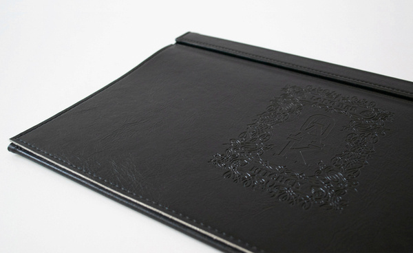 oak_menu_jwebb #emboss #leather