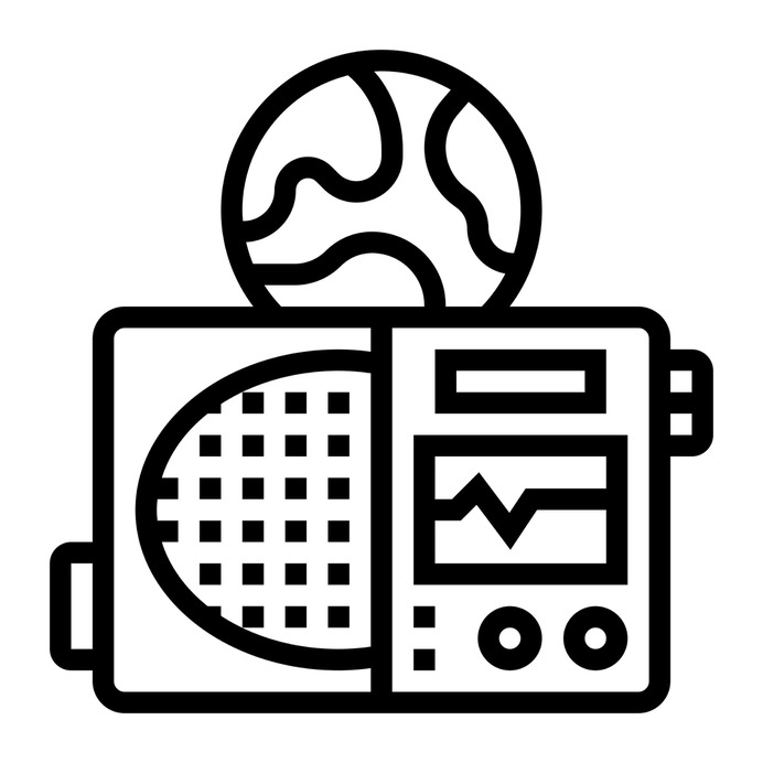 See more icon inspiration related to radio, Broadcast, radio antenna, radios, electronics, news, audio, transistor, communications and technology on Flaticon.