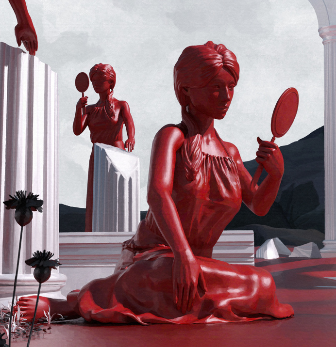 The Mirrored Image, by Max Hancock - detail