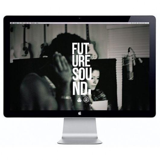 FTR/SND WEBSITE on the Behance Network #flevo #rosco #design #concept #art