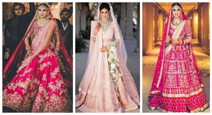 All The Latest and Bestest Bridal Pink Lehengas You Want To Wear All