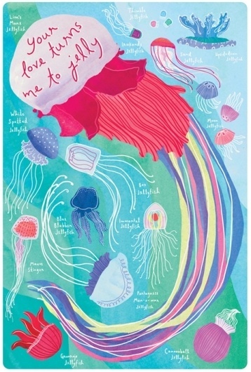 Marisa Seguin Illustration & Design #color #fish #illustration #seguin #marisa #jelly