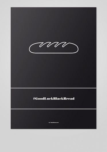 Pa Negre, Isma Latasa's Portfolio #bread #poster #typography