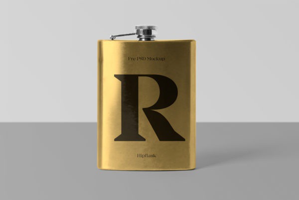 Hipflask PSD Mockup