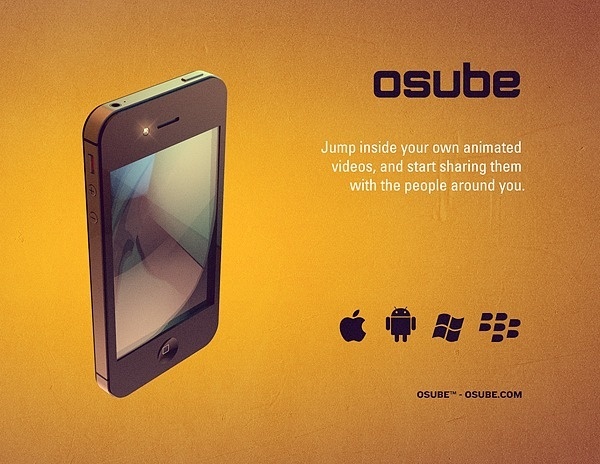 Osube™ logo rebrand #iphone #apple #grainy #ui
