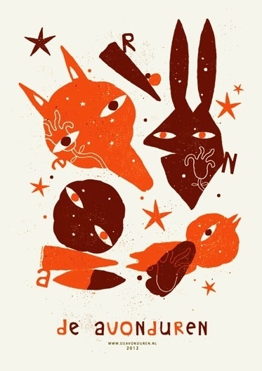 GigPosters.com - De Avonduren #mara #piccione #screenprint #de #poster #avonduren