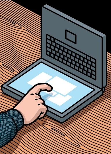 Christoph Niemann / portfolio / Vector 02 #computer #niemann