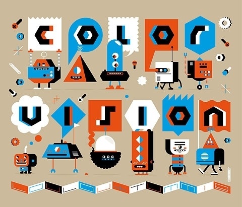 robots & color - FFFFOUND! | Robots! on the Behance Network