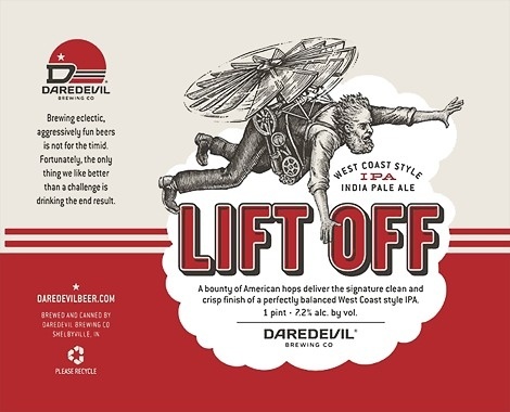 Daredevil Brewing Label #packaging #beer #label