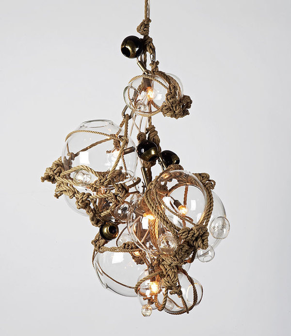 Lindsey Adelman :: Knotty Bubbles Chandelier C #light