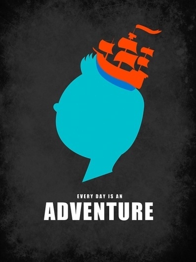 Every Day Is An Adventure Art Print by Calvin Wu | Society6 #movie #vector #tintin #print #illustration