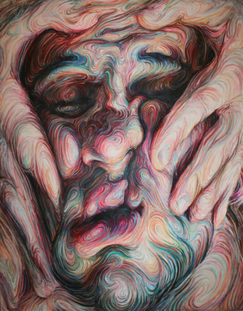 Nikos Gyftakis | PICDIT #design #portrait #painting #art #face