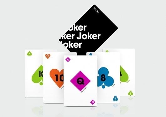 Sam Dallyn - Cards - Minimal playing cards #typography #shapes #playing cards #sam sallyn