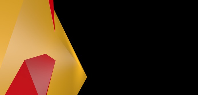 Yellow Red - Structured Art™