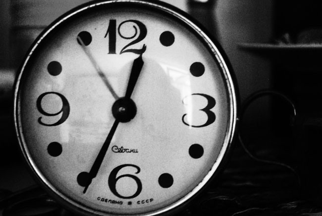 Retro clock