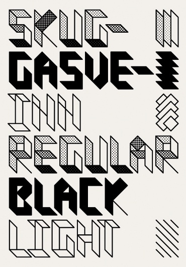 Siggi Eggertsson | Skuggasveinn #halftone #font #text #alphabet #siggi #type #eggertson