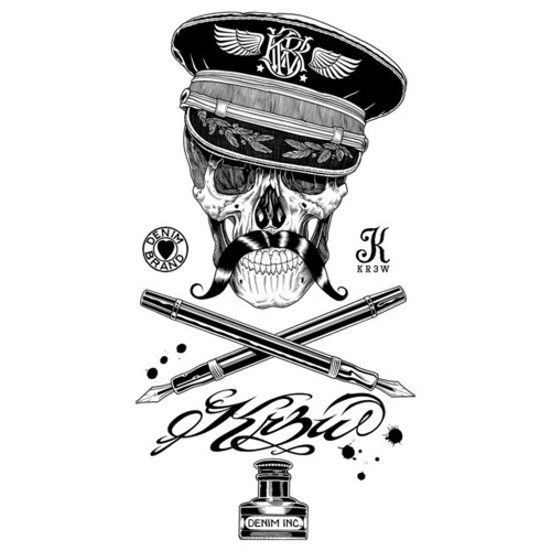 Designersgotoheaven.com - Kr3w Officer Skull... - Designers Go To Heaven #skull #king #joe #kr3w