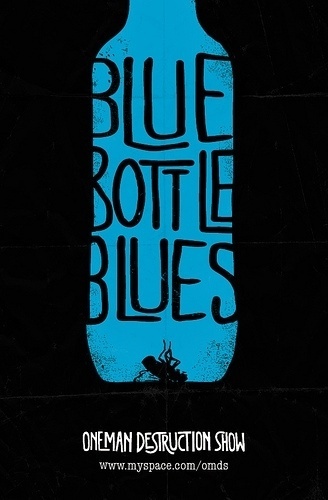 Baubauhaus. #blue #illustration #poster #typography