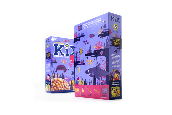 #kix, #cereal, #packaging