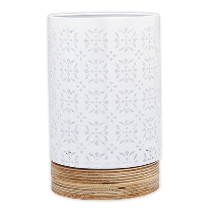 Blondell Metal / Wood Lantern, 22cmH x 14cmD