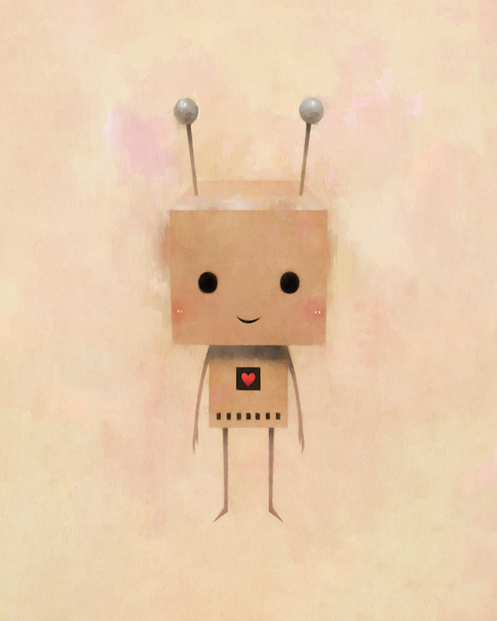 Heart on Behance #robot