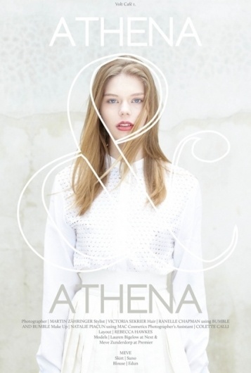 Athena | Volt Café | by Volt Magazine #beauty #design #graphic #volt #photography #fashion #layout #editorial #magazine #typography