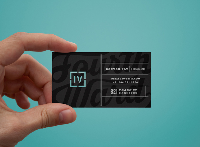 Fourth Ward Brewery Identity by Matt Stevens via www.mr-cup.com #stationery