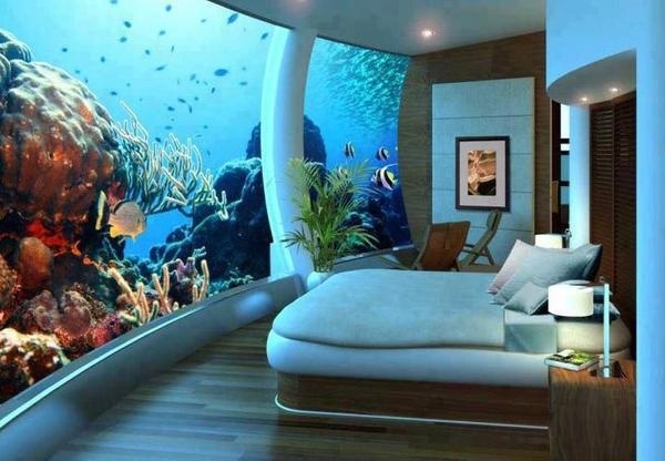 Poseidon Undersea Resort in Fiji #water #architecture #underwater #resort