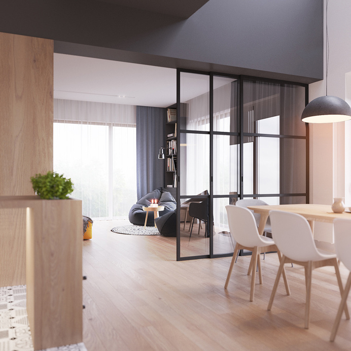 Minimal scandinavian house Kolodishchi