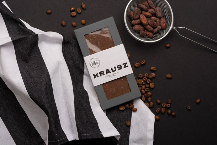 Krausz Chocolate Branding - Mindsparkle Mag Peltan-Brosz designed the branding for Krausz – a third generation small batch craft chocolate confectionery based in Transylvania, Romania. #logo #packaging #identity #branding #design #color #photography #graphic #design #gallery #blog #project #mindsparkle #mag #beautiful #portfolio #designer
