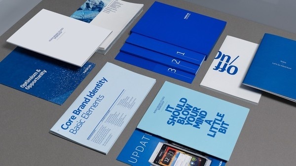 Nokia | Work | DesignStudio #nokia #communications #marketing #branding #clean #simple #collateral #blue