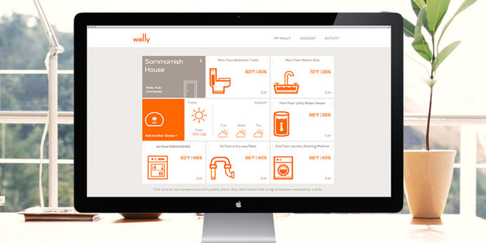 WallyHome's Unconventional Wireless Sensing Network is Perfect for Detecting Environmental Hazards Around the House #tech #flow #gadget #gift #ideas #cool